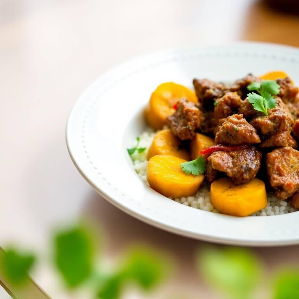 Zesty Brazilian Beef and Plantain Bowls