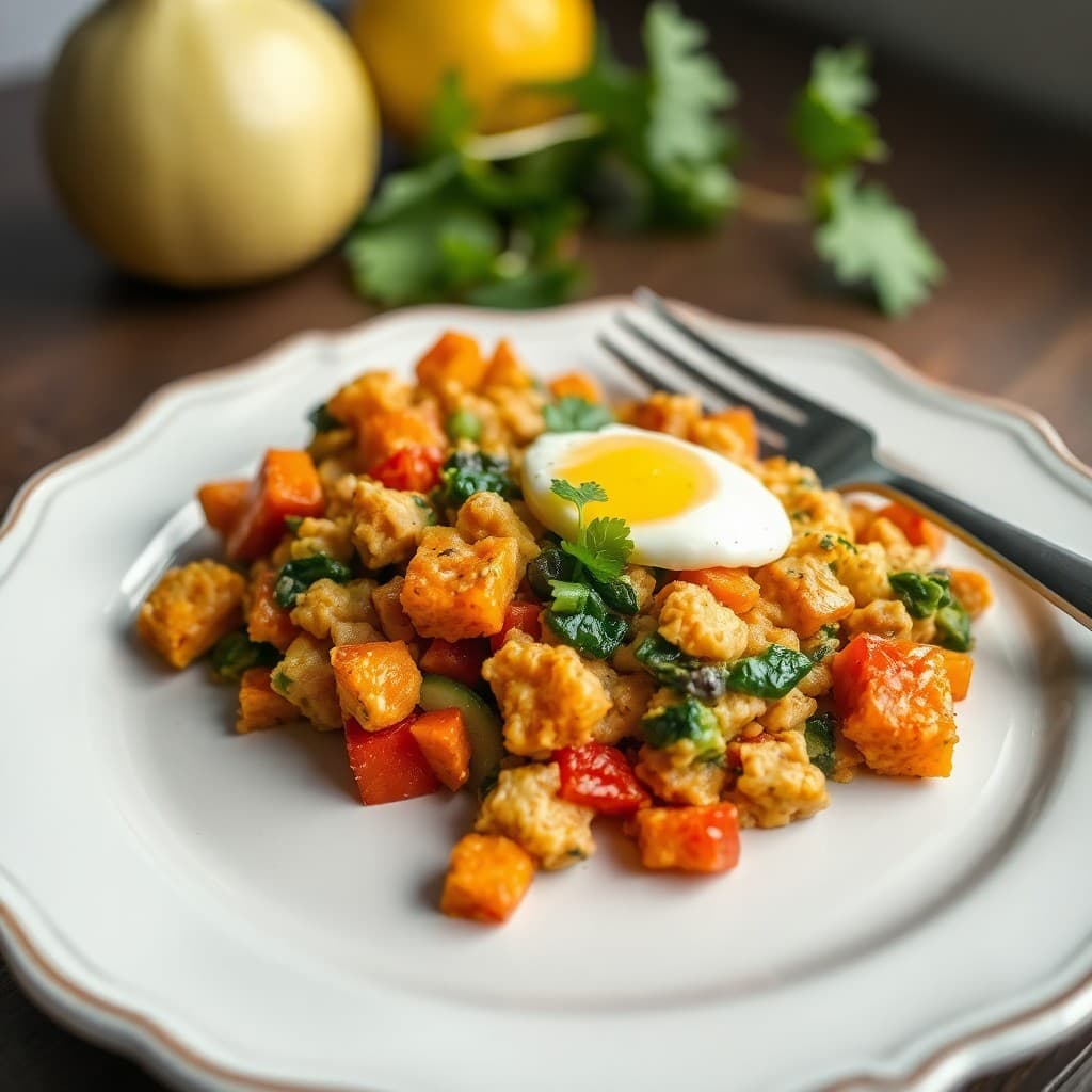 Autumn Paleo Breakfast Scramble