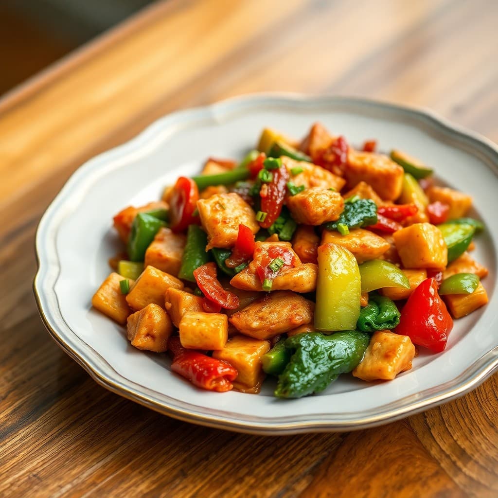 Sizzling Szechuan Chicken Stir-Fry