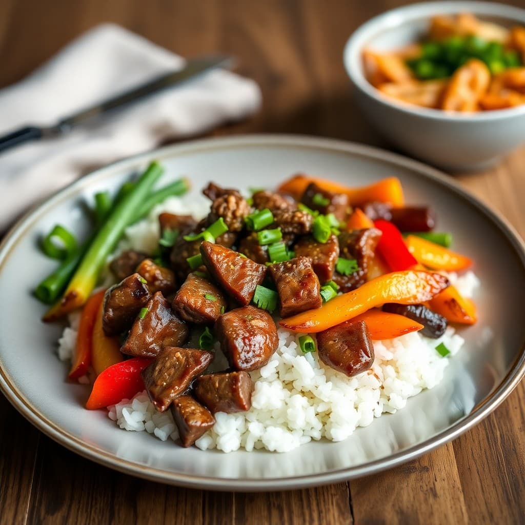 Teriyaki Beef Stir-Fry Bowls