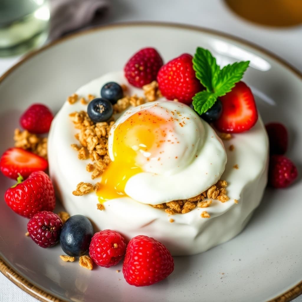 Moroccan Spiced Yogurt Parfait with Honey Granola