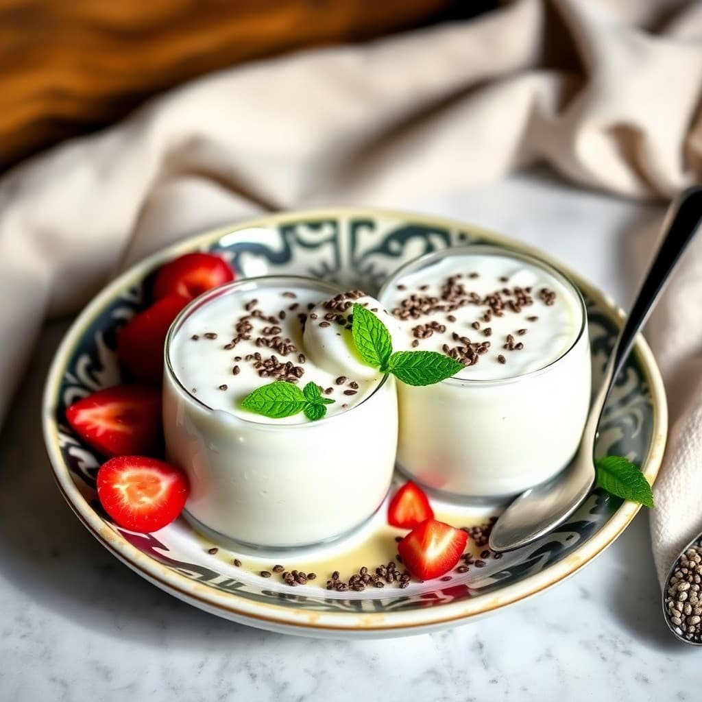 Vietnamese Coconut Chia Seed Pudding