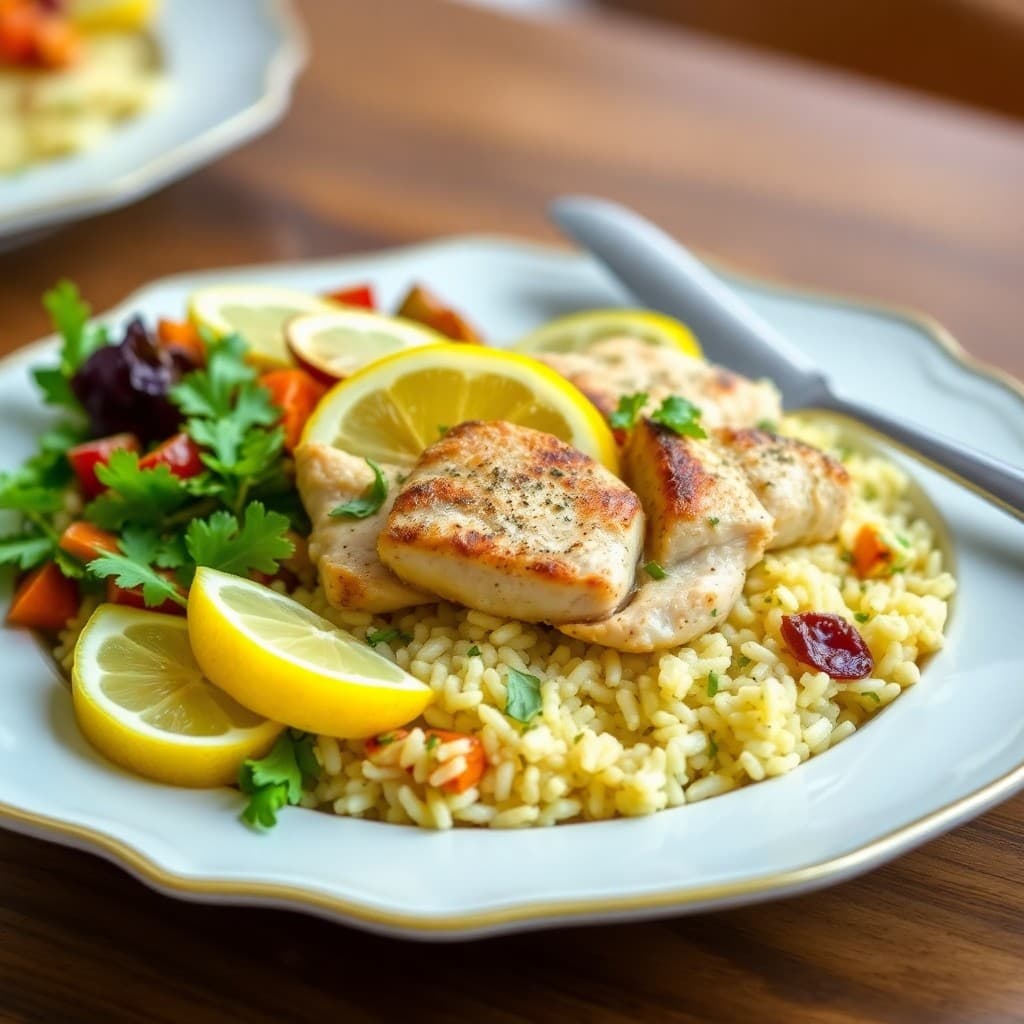 Zesty Lemon Chicken Bowls