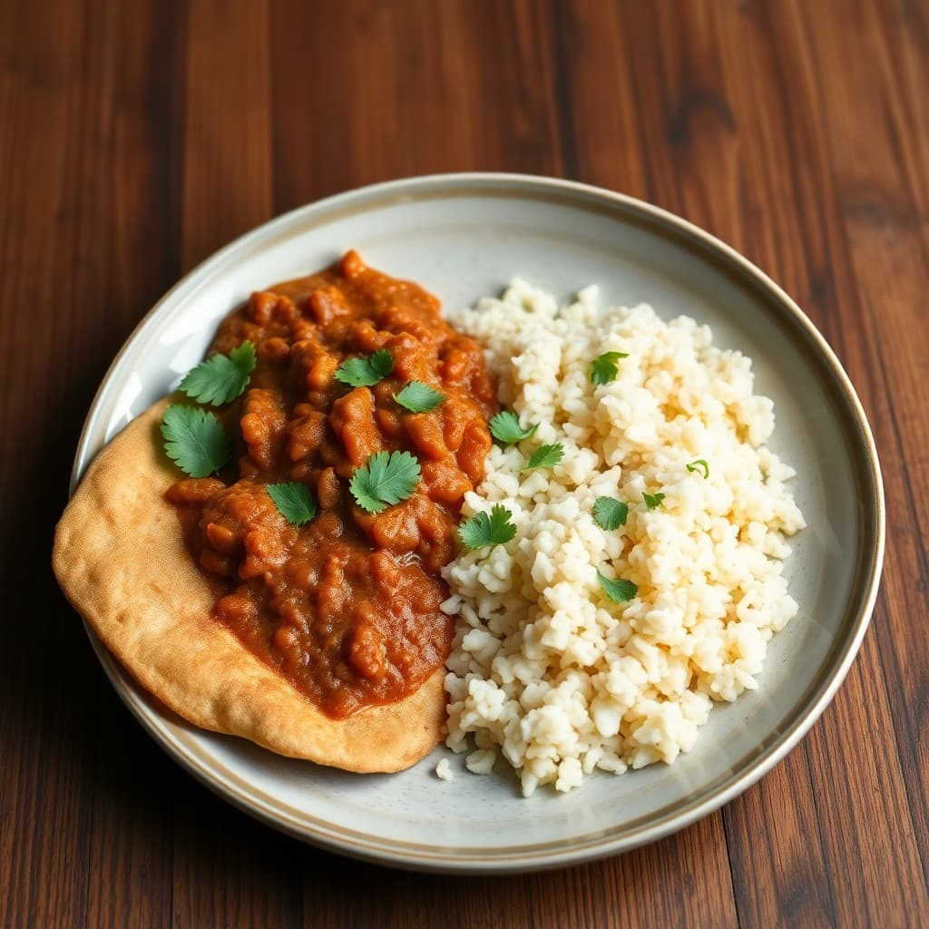 Ethiopian Misir Wat with Rice
