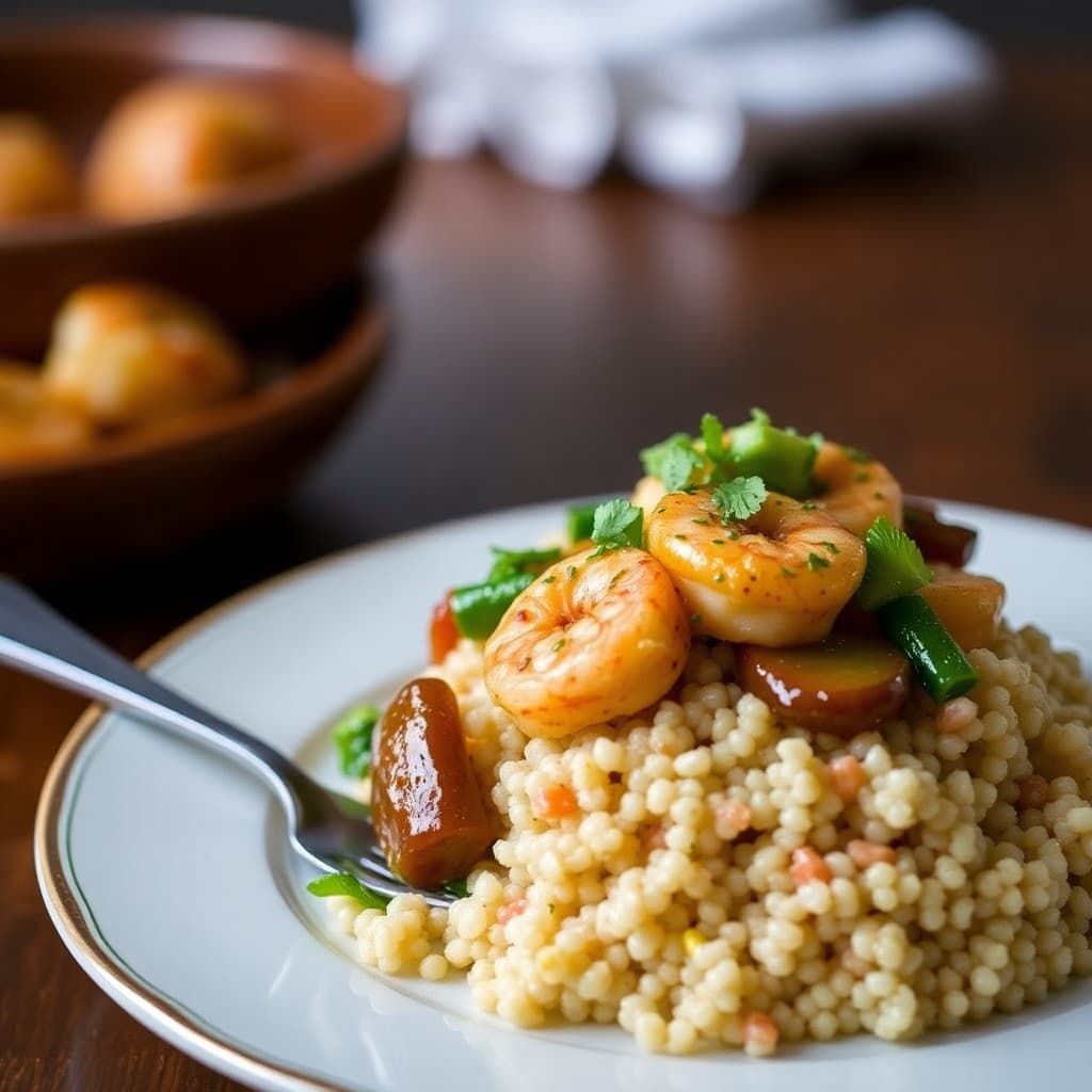 Honey Garlic Shrimp Stir-Fry with Quinoa