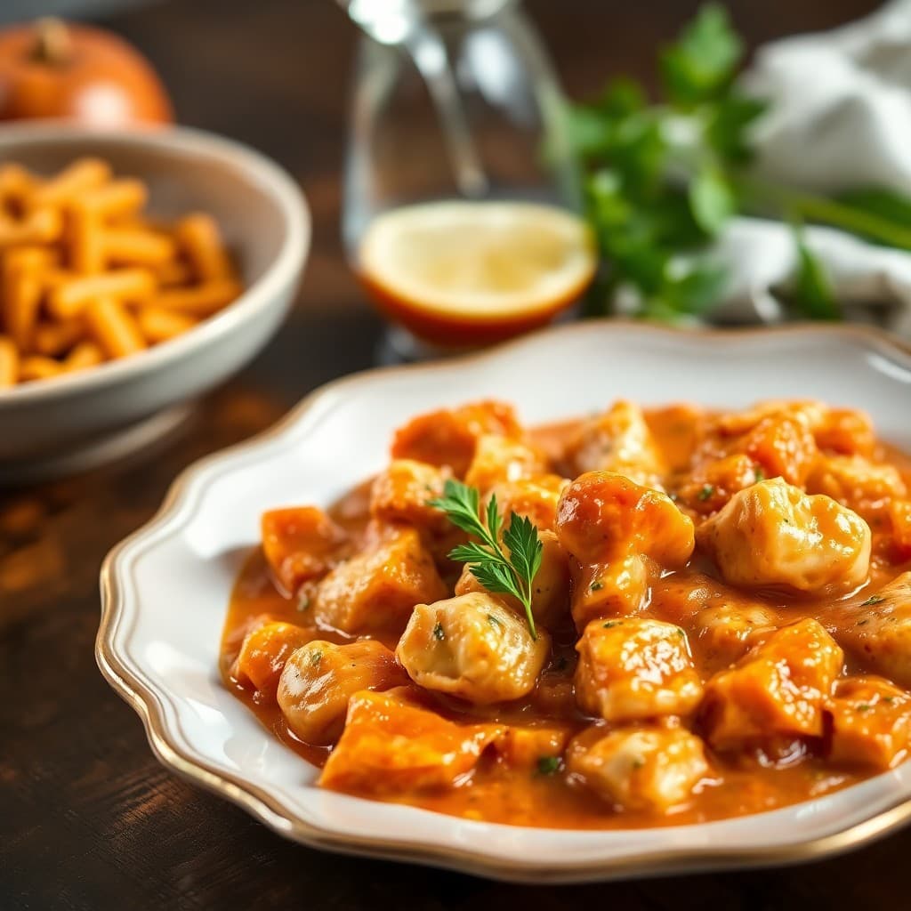 Zesty Spanish Chicken Paprikash