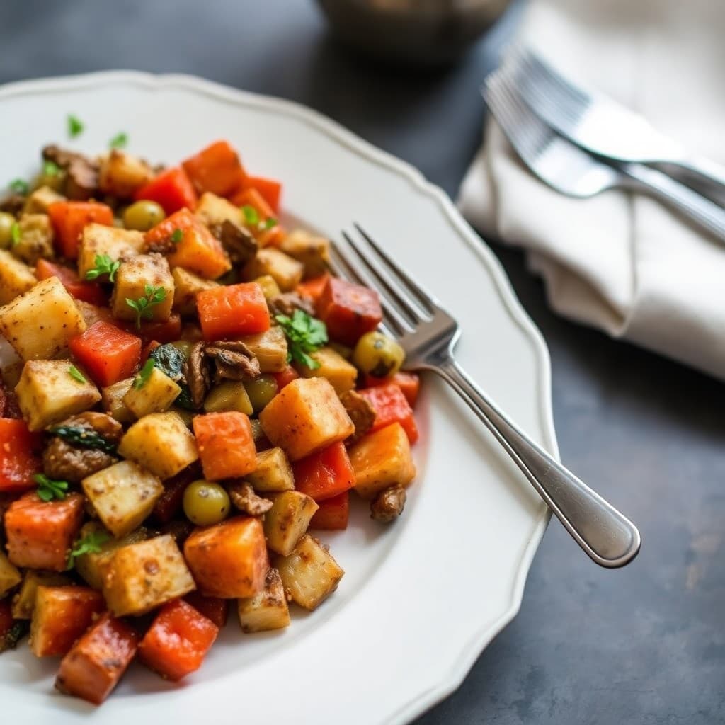Hearty Winter Vegetable Hash