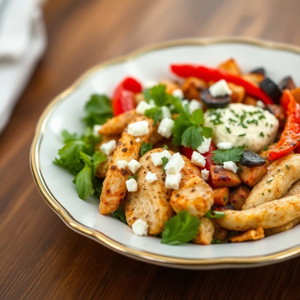 Vibrant Mediterranean Chicken Bowls