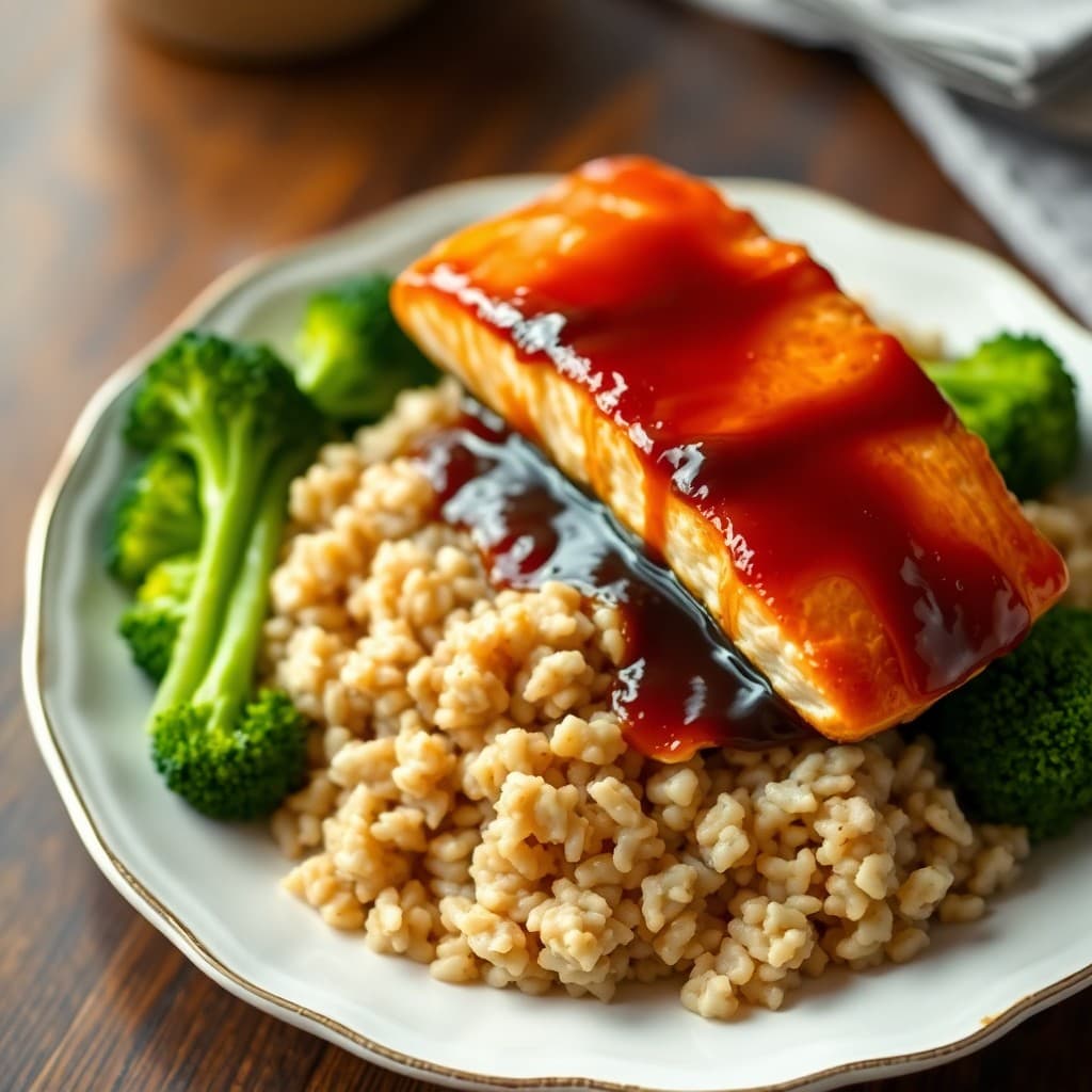 Ginger Soy Glazed Salmon Bowls