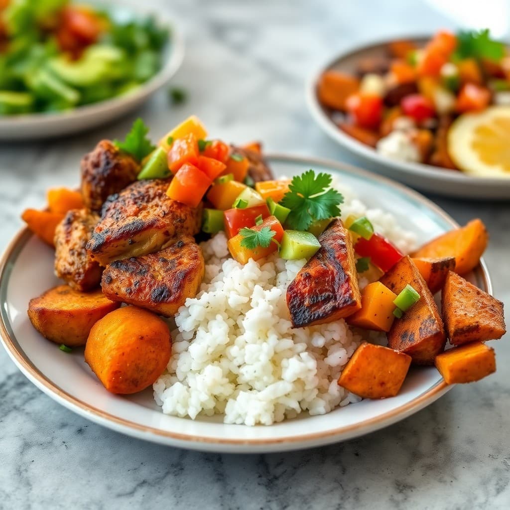 Jamaican Jerk Chicken Bowls