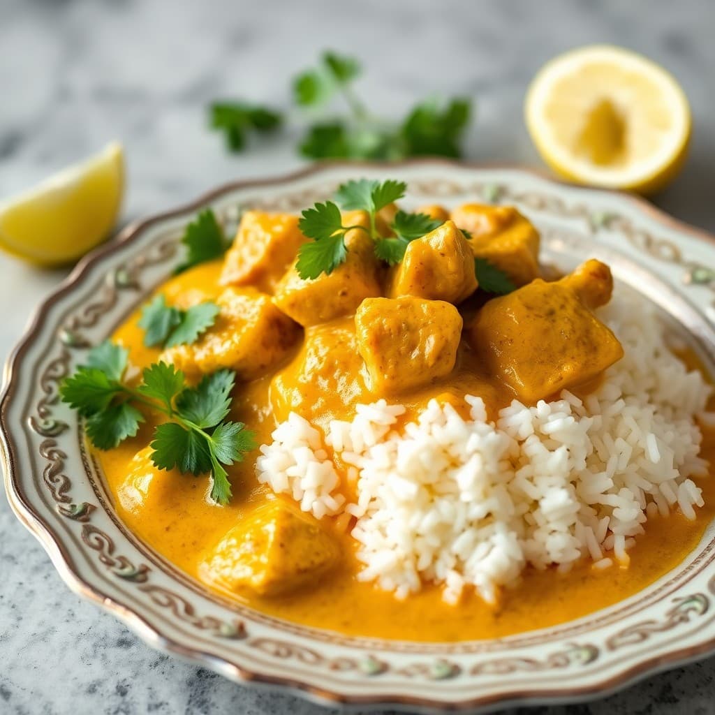Thai Coconut Curry Chicken with Jasmine Rice