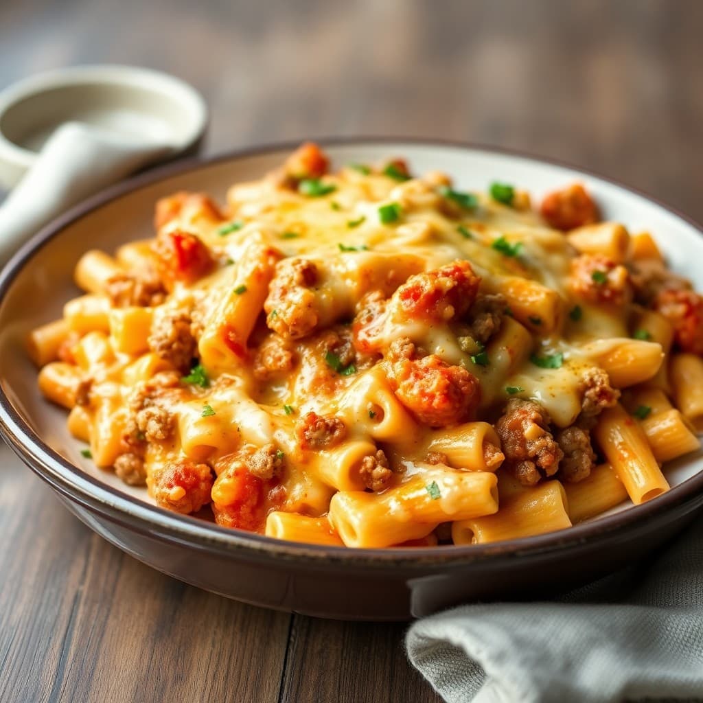 Beefy Pasta Bake