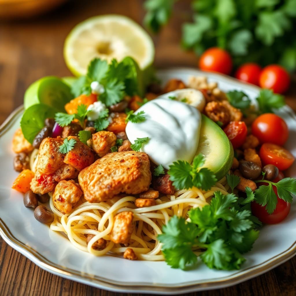 Zesty Mediterranean Chicken Burrito Bowls