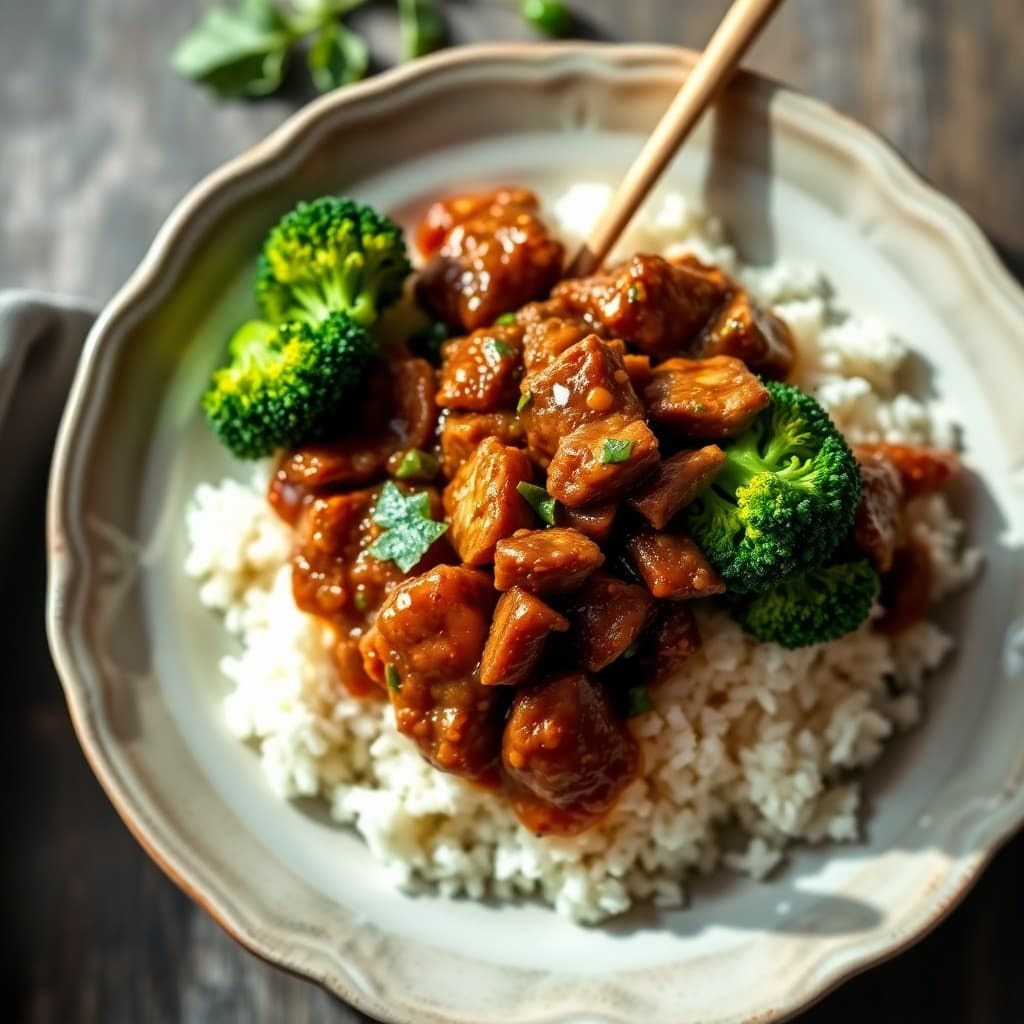 Zesty Korean Beef and Broccoli Bowls