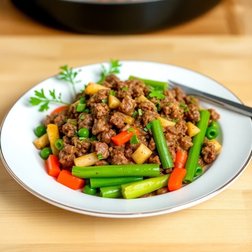 Beefy Veggie Skillet