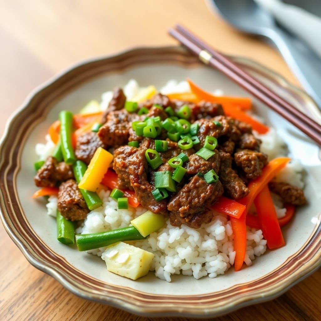 Zesty Korean Beef Bulgogi Rice Bowls
