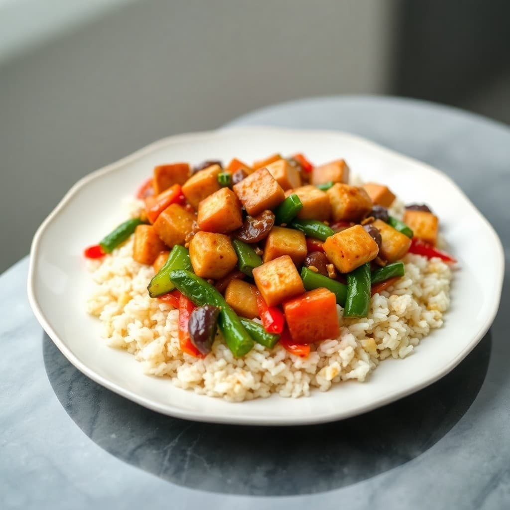 Teriyaki Tofu and Veggie Stir-Fry