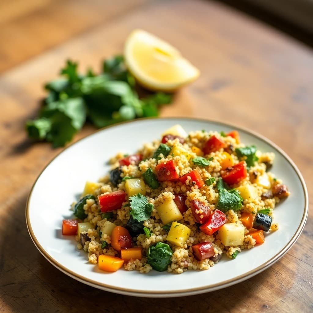 Roasted Vegetable and Quinoa Medley