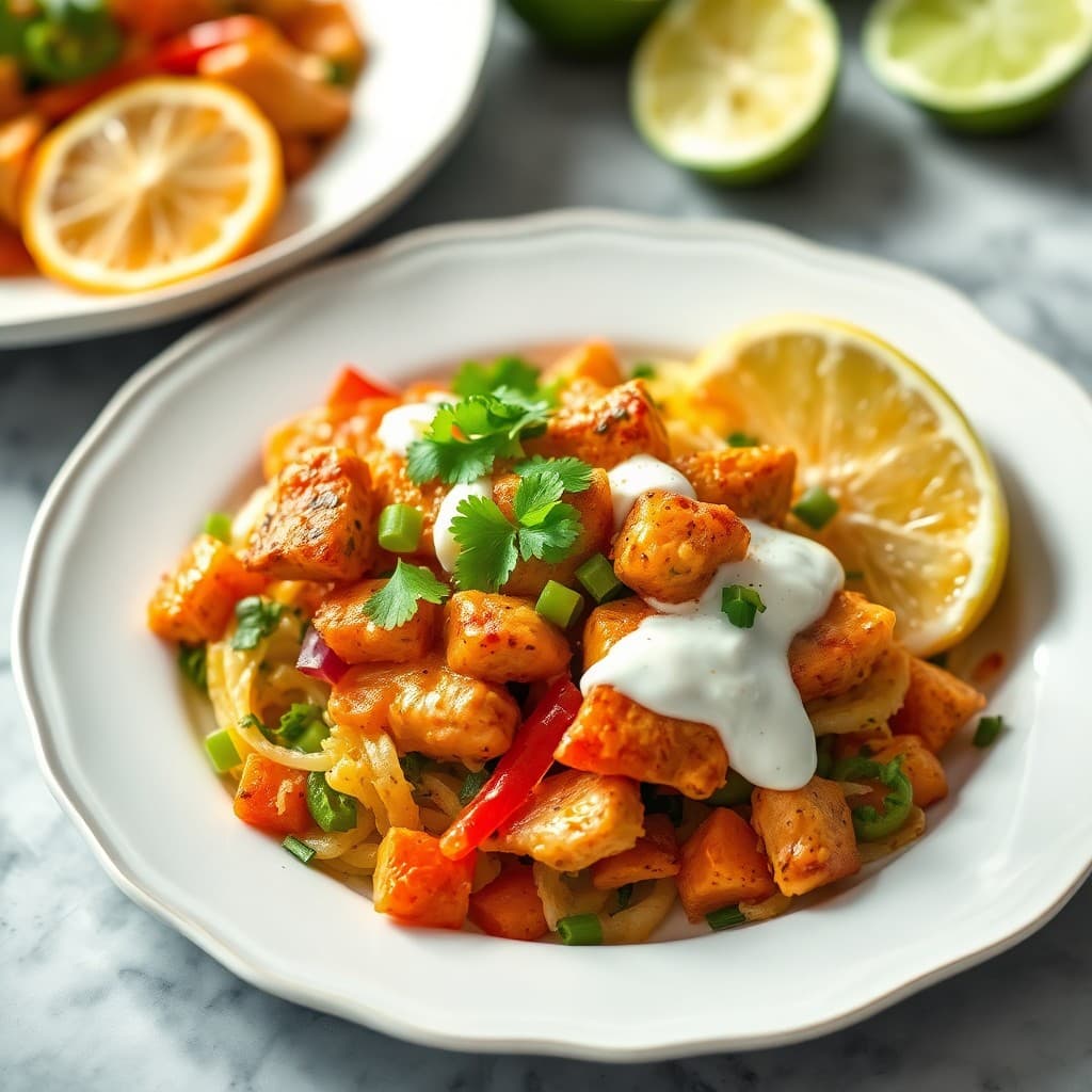 Citrus Chicken Fajita Bowls