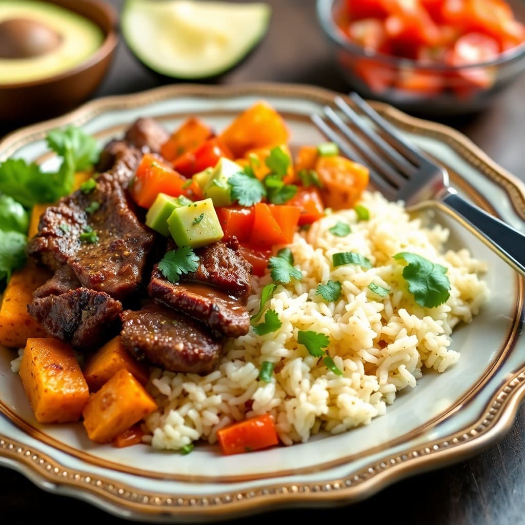 Zesty Brazilian Steak Bowls