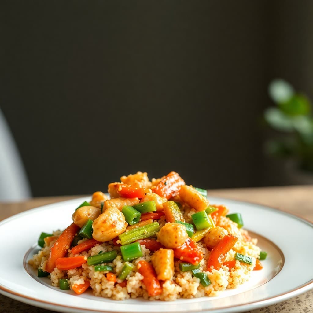 Teriyaki Chicken Stir-Fry Bowl