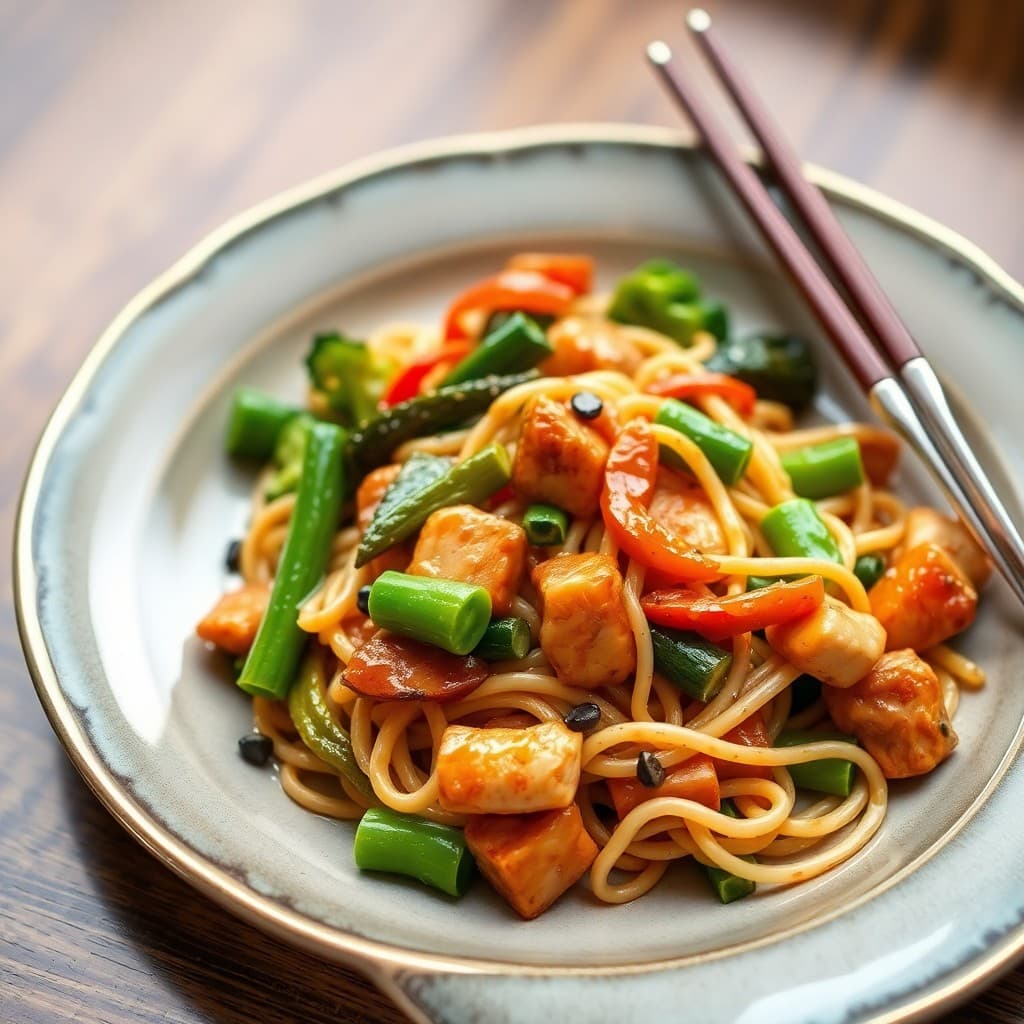 Dragon Noodle Stir-Fry
