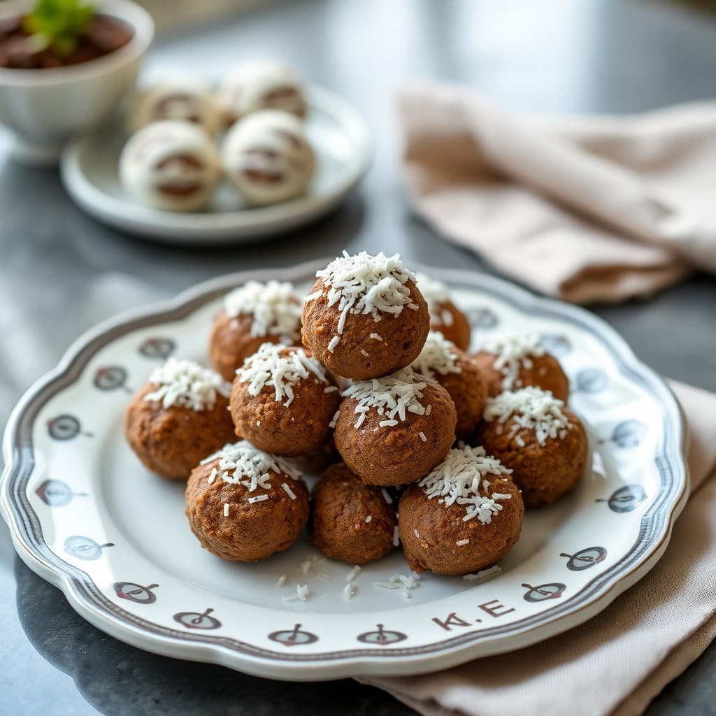 Brazilian Coconut Brigadeiros