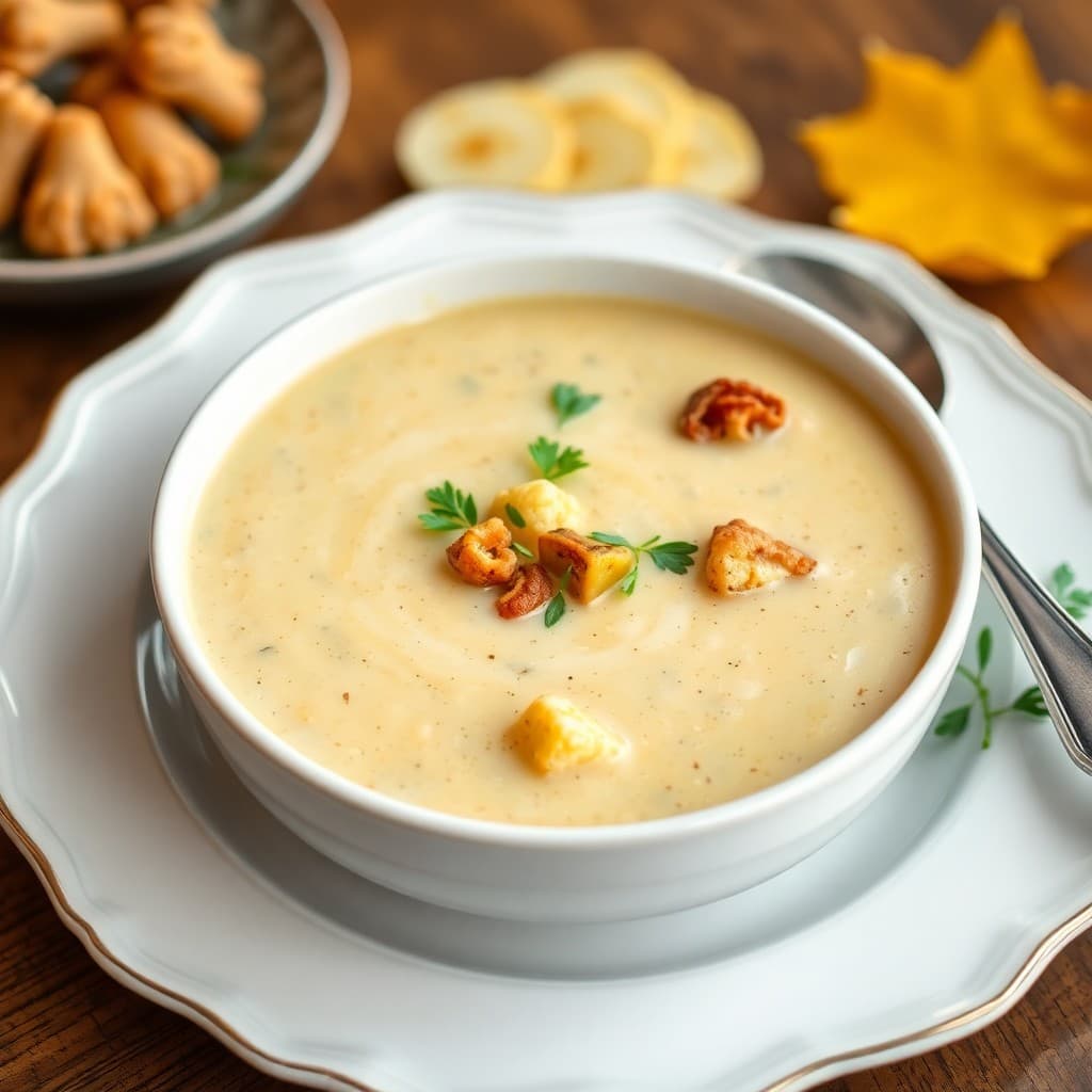 Autumn Keto Roasted Cauliflower Soup