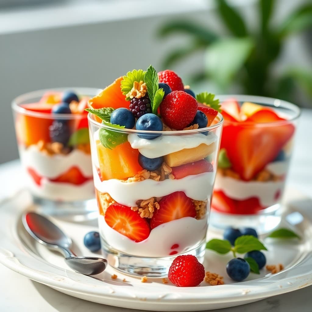 Vegetable and Fruit Parfait