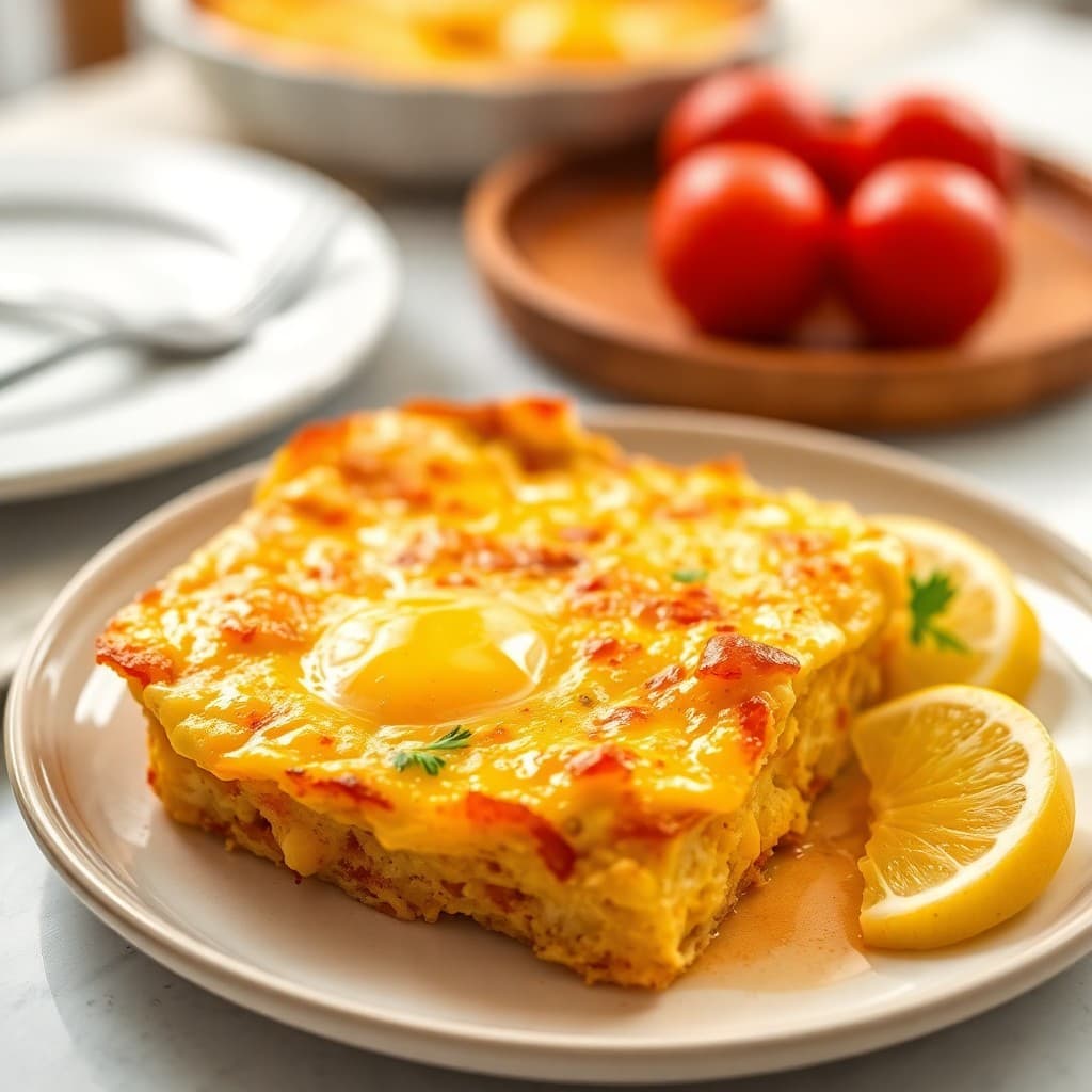 Brazilian Cheesy Egg Bake