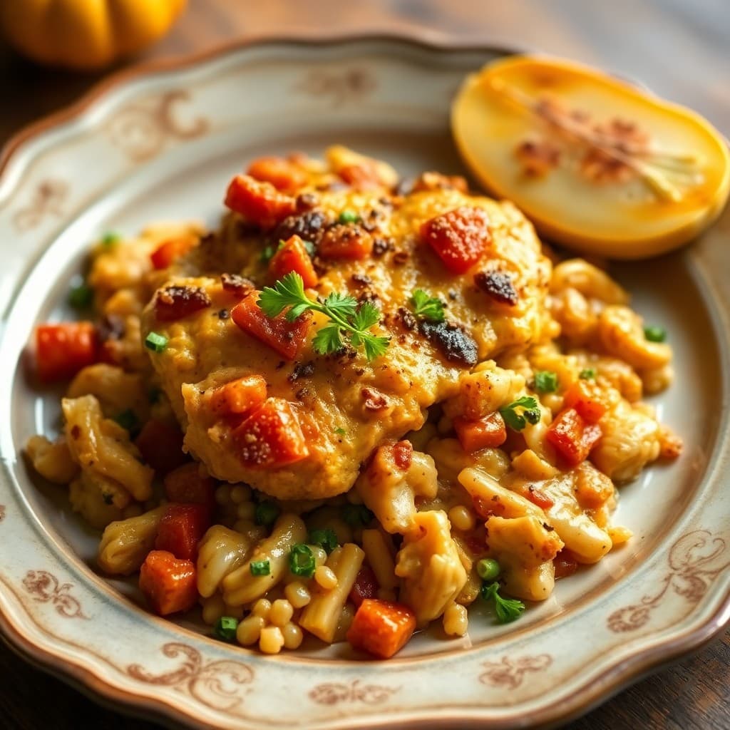 Autumn Keto Chicken Casserole