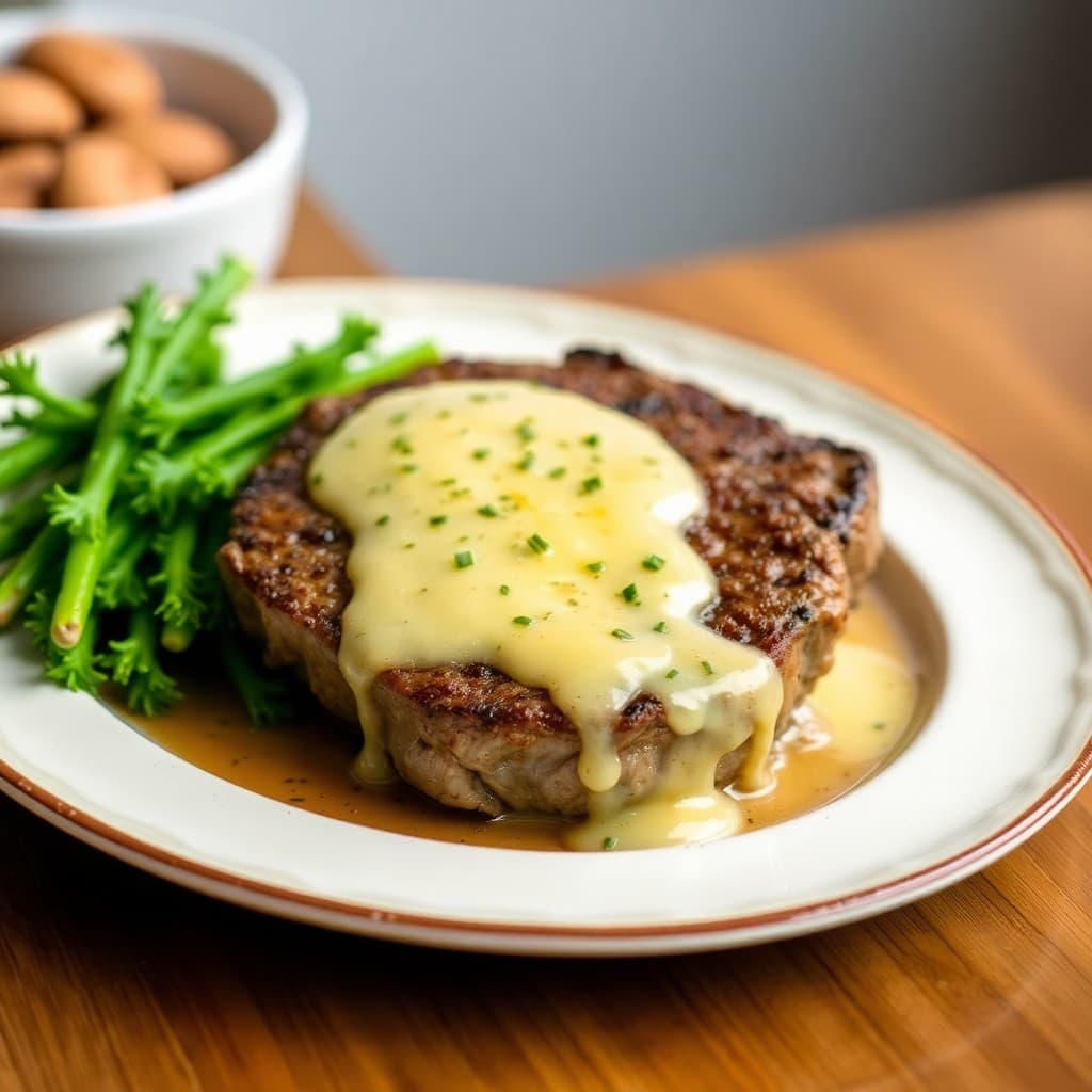 Baked Garlic Butter Steak