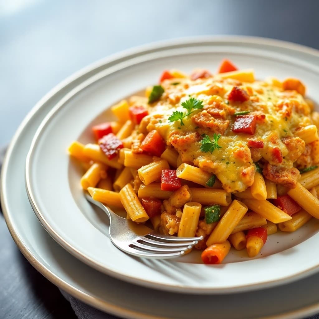 Cheesy Autumn Pasta Bake