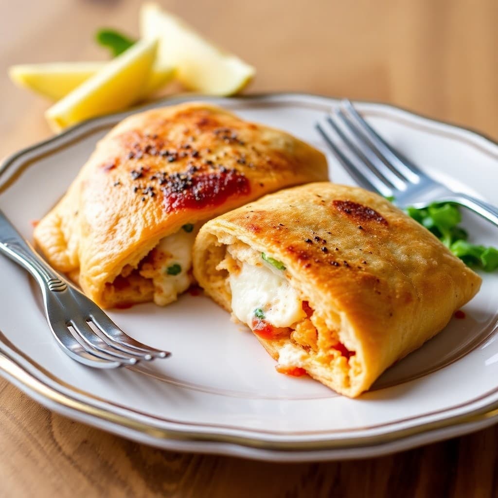 Zesty Baked Chicken Parmesan Pockets