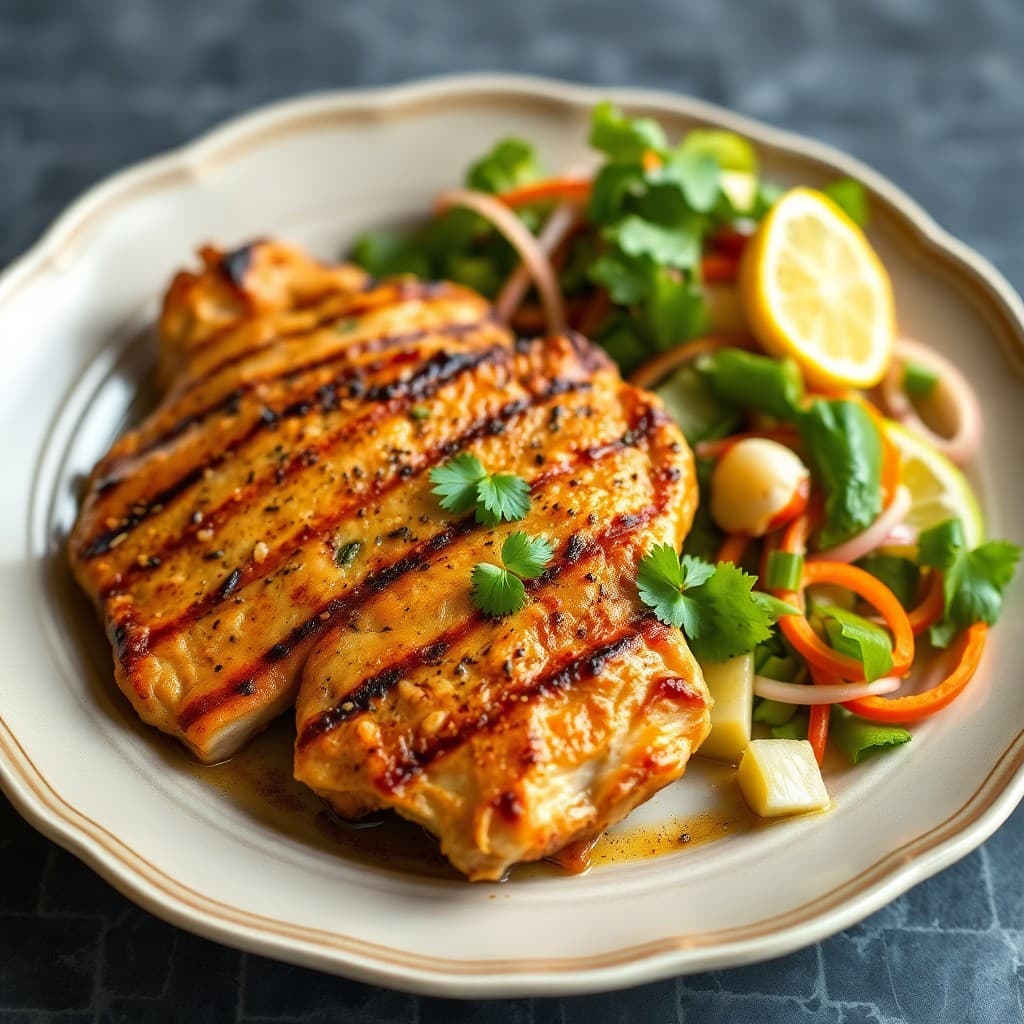 Vietnamese Lemongrass Grilled Chicken