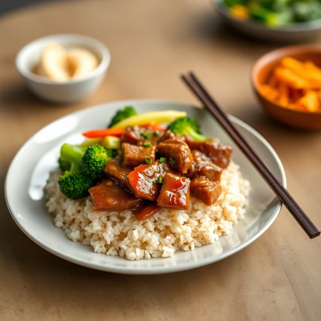Teriyaki Beef & Broccoli Bowl