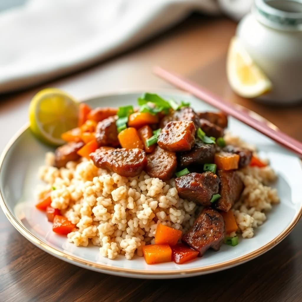 Zesty Korean BBQ Beef Bowls