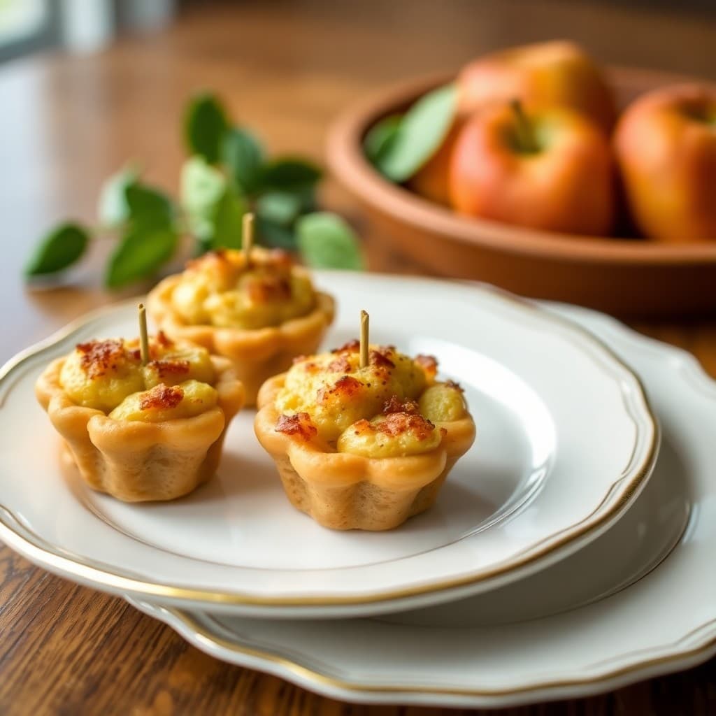 Autumn Apple Pie Bites