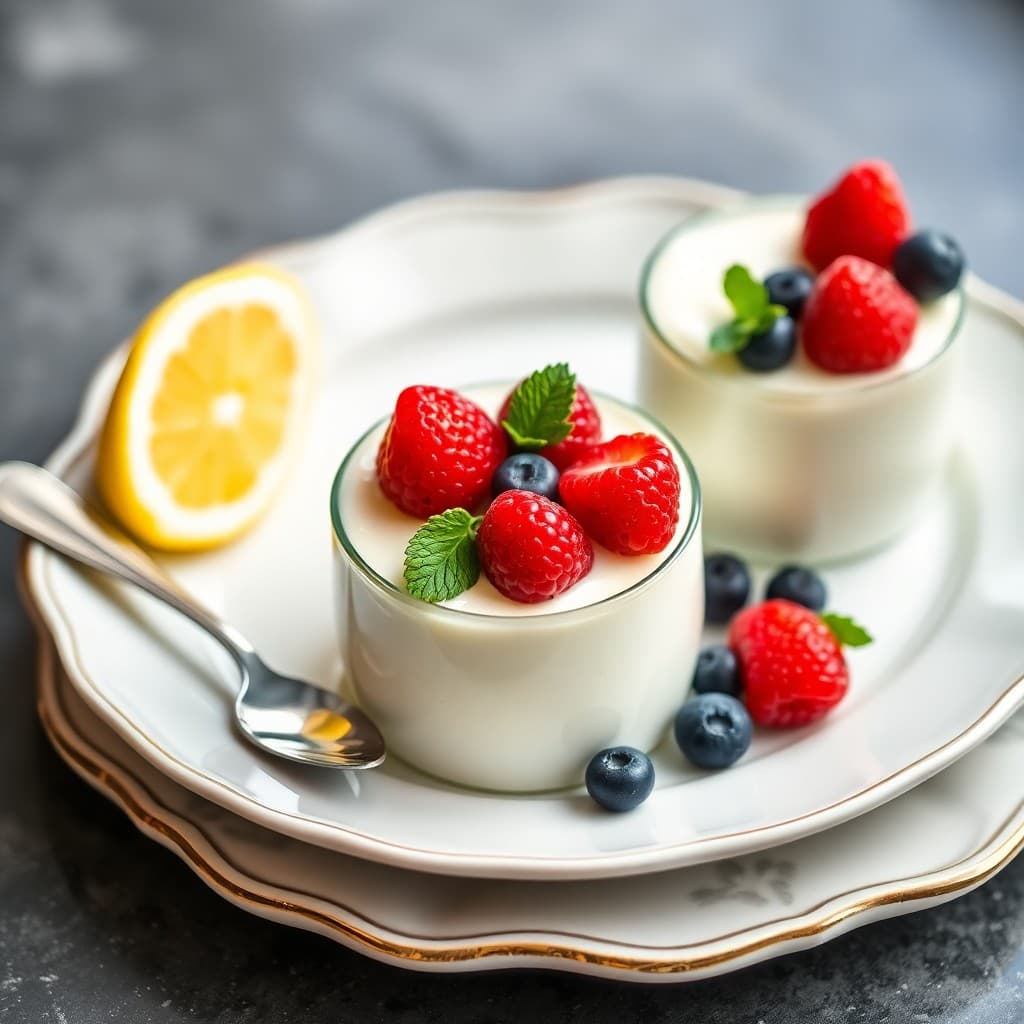 Greek Yogurt Lemon Mousse