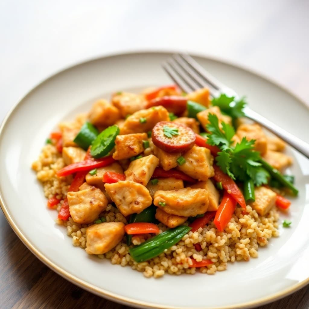 Sizzling Chili Lime Stir-Fry with Quinoa