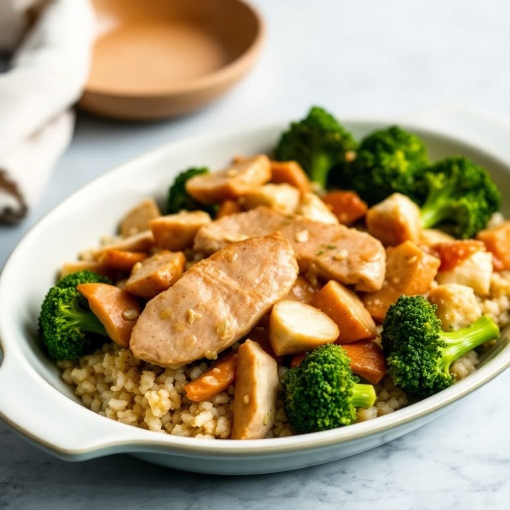 Protein-Packed Chicken Stir-Fry with Broccoli and Quinoa