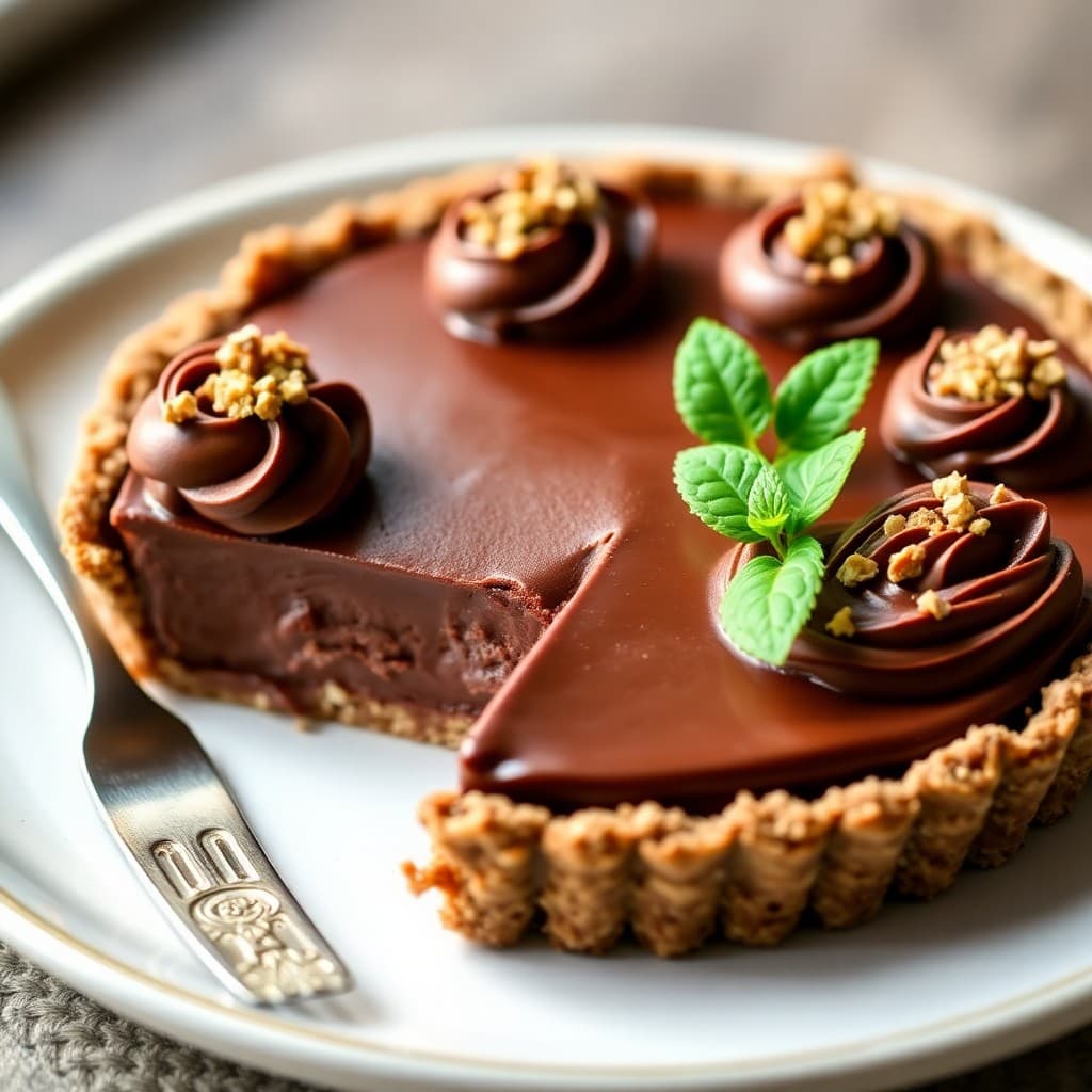 Keto Chocolate Mousse Tart