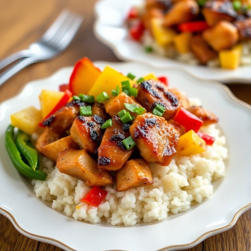 Tropical Teriyaki Chicken Bowls