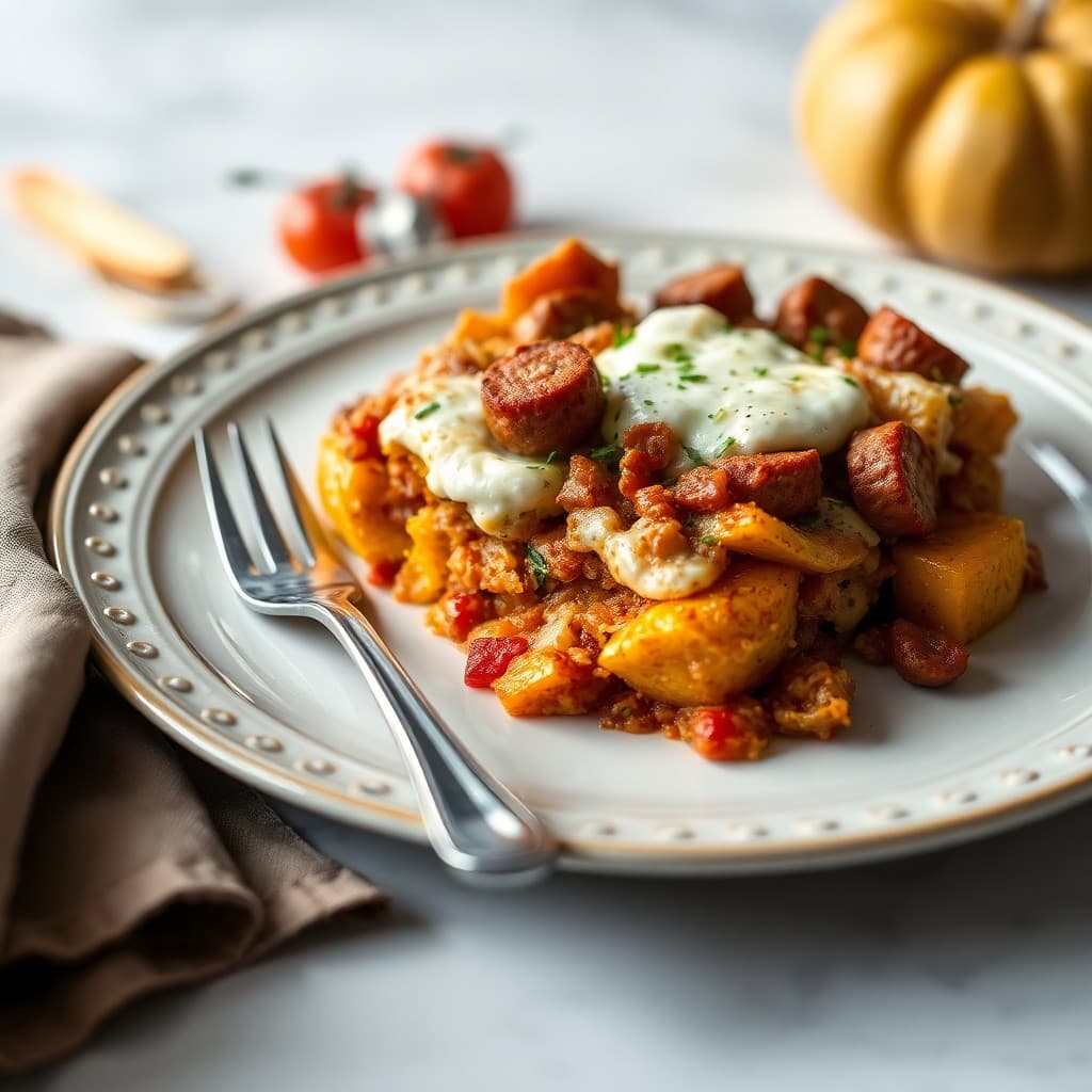Keto Autumn Squash Bake