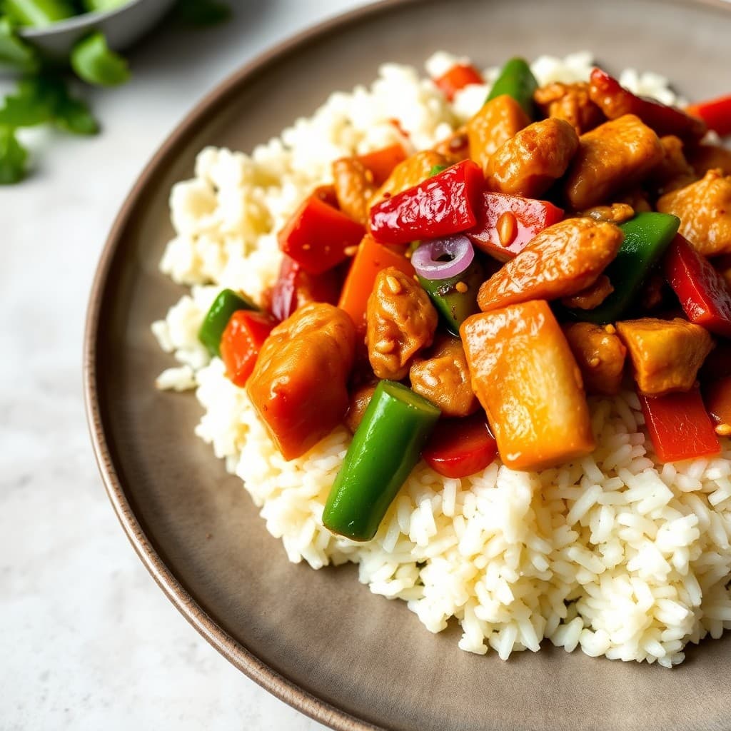 Vibrant Teriyaki Chicken Stir-Fry