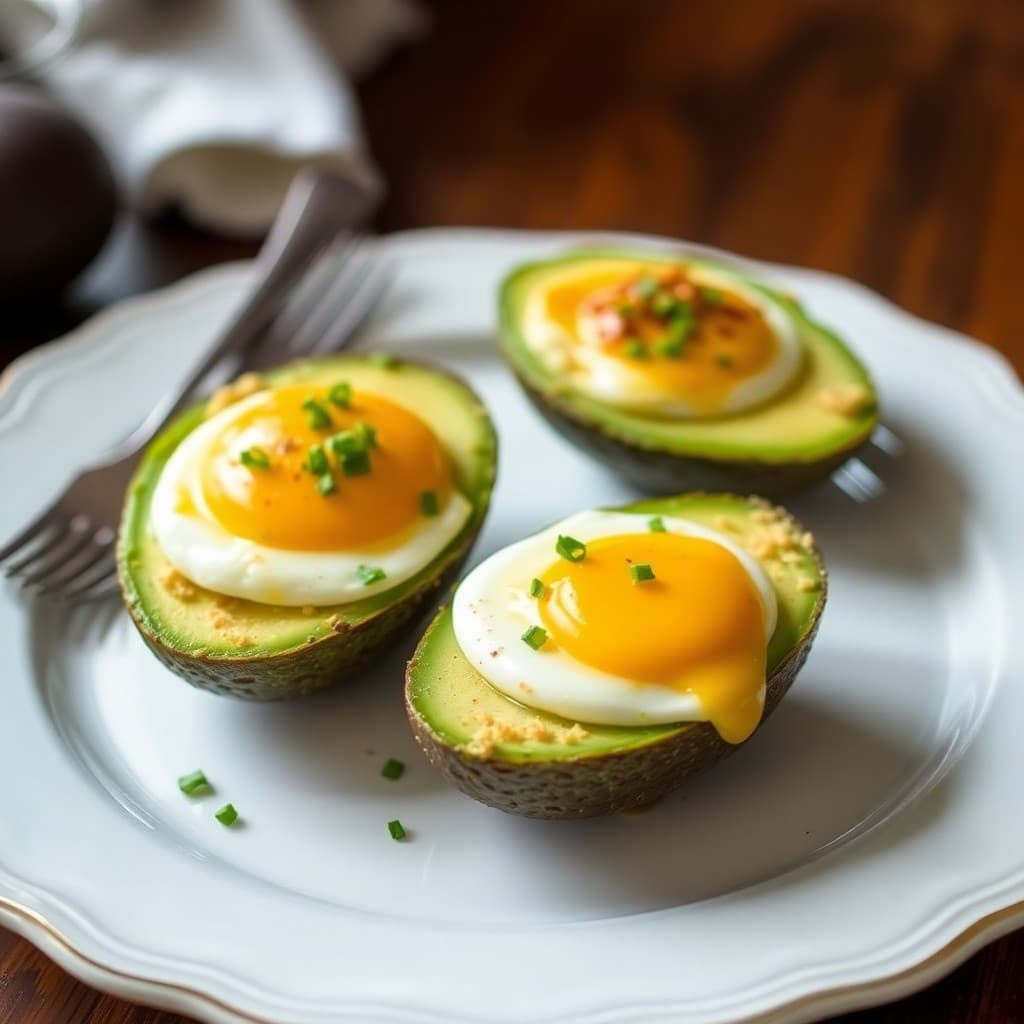 Keto Avocado Egg Boats