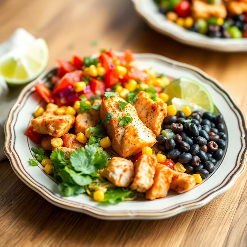 Fiesta Chicken Burrito Bowls