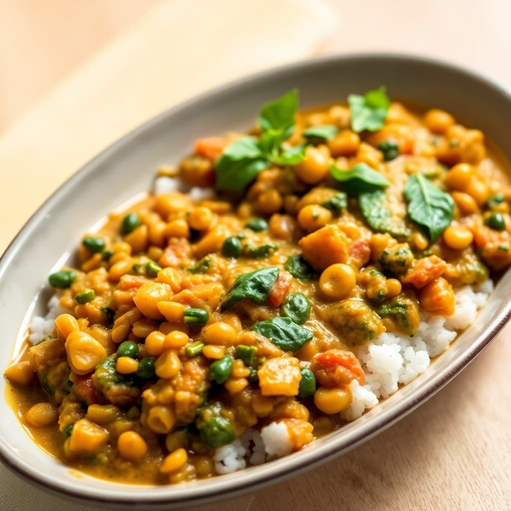 Protein-Packed Lentil and Spinach Curry