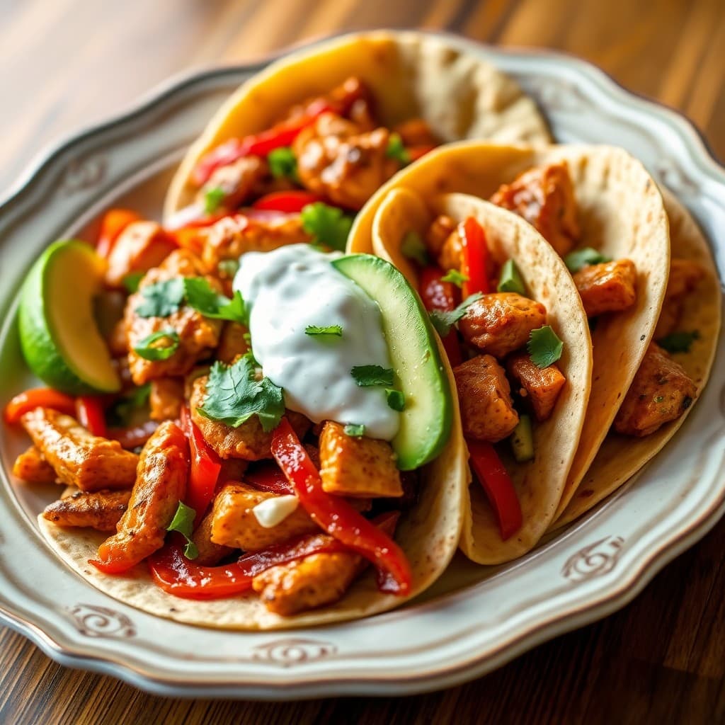 Sizzling Chili-Lime Chicken Fajitas