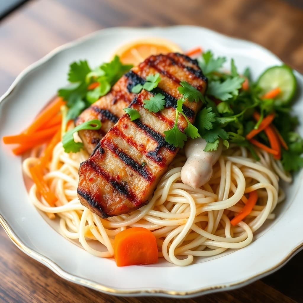 Vietnamese Grilled Lemongrass Pork Vermicelli Bowls